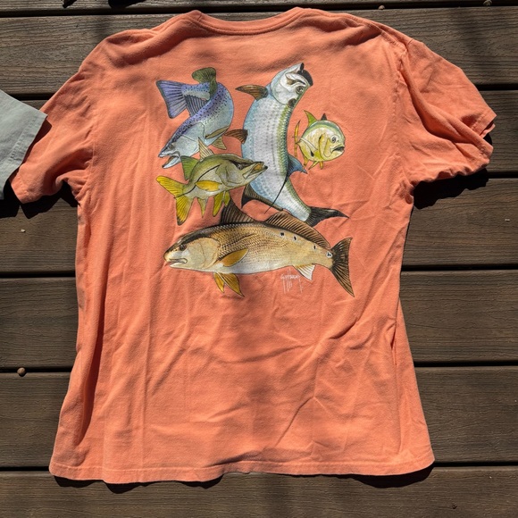 Lot of 5 - Guy Harvey Fishing Boating T Shirts Y2K Mens 100% Cotton Size Large - Picture 10 of 11